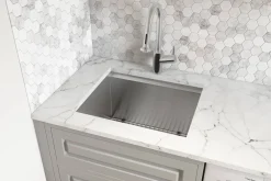 Ruvati 27" x 19" Undermount Laundry Utility Workstation Sink | 12" Deep