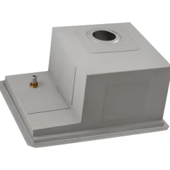 Ruvati 22" x 18" Undermount Workstation Bar Sink and Glass Rinser