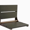 18" Shower Seat with Bronze Frame