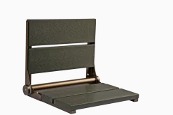 18" Shower Seat with Bronze Frame