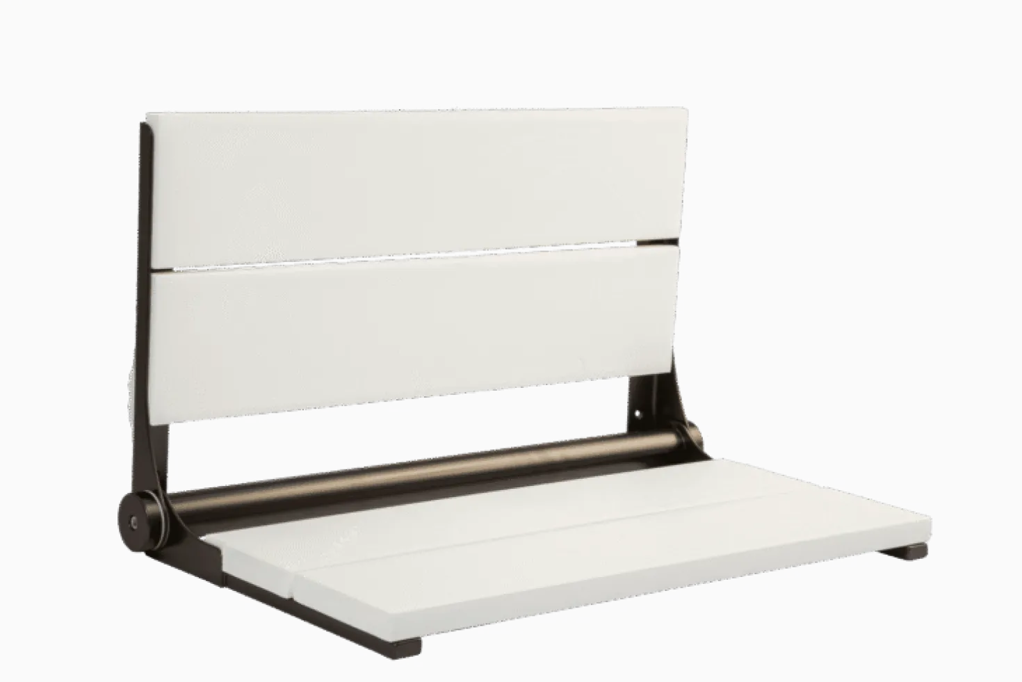 26" Shower Seat with Bronze Frame