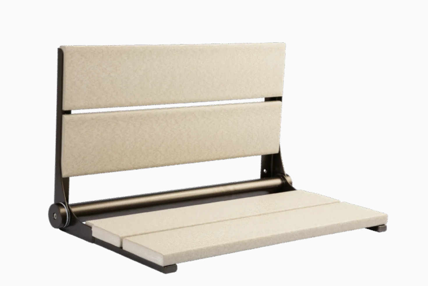 26" Shower Seat with Bronze Frame