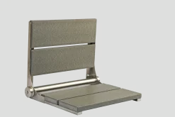 18" Shower Seat with Brushed Frame
