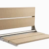 26" Shower Seat with Brushed Frame