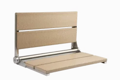 26" Shower Seat with Brushed Frame