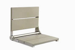 18" Shower Seat with Polished Frame
