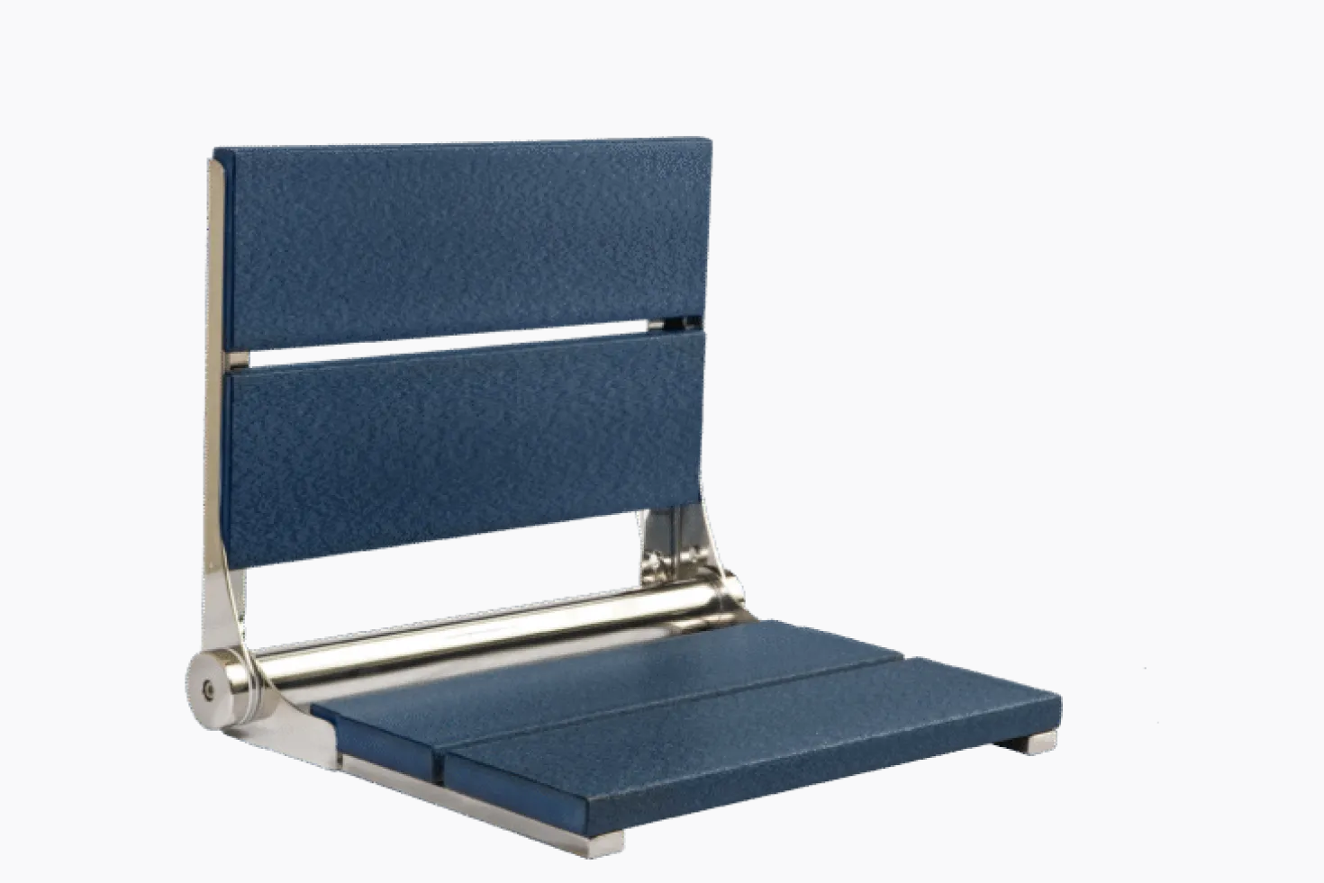 18" Shower Seat with Polished Frame
