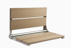 26" Shower Seat with Polished Frame