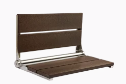 26" Shower Seat with Polished Frame