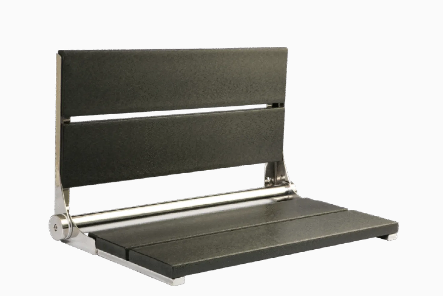 26" Shower Seat with Polished Frame