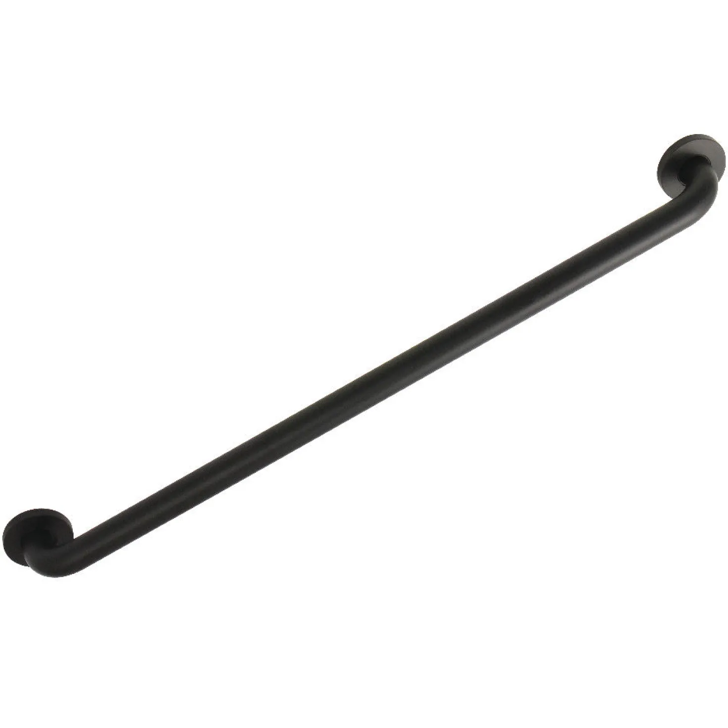 Silver Sage 42" Brass ADA Grab Bar in Matte Black