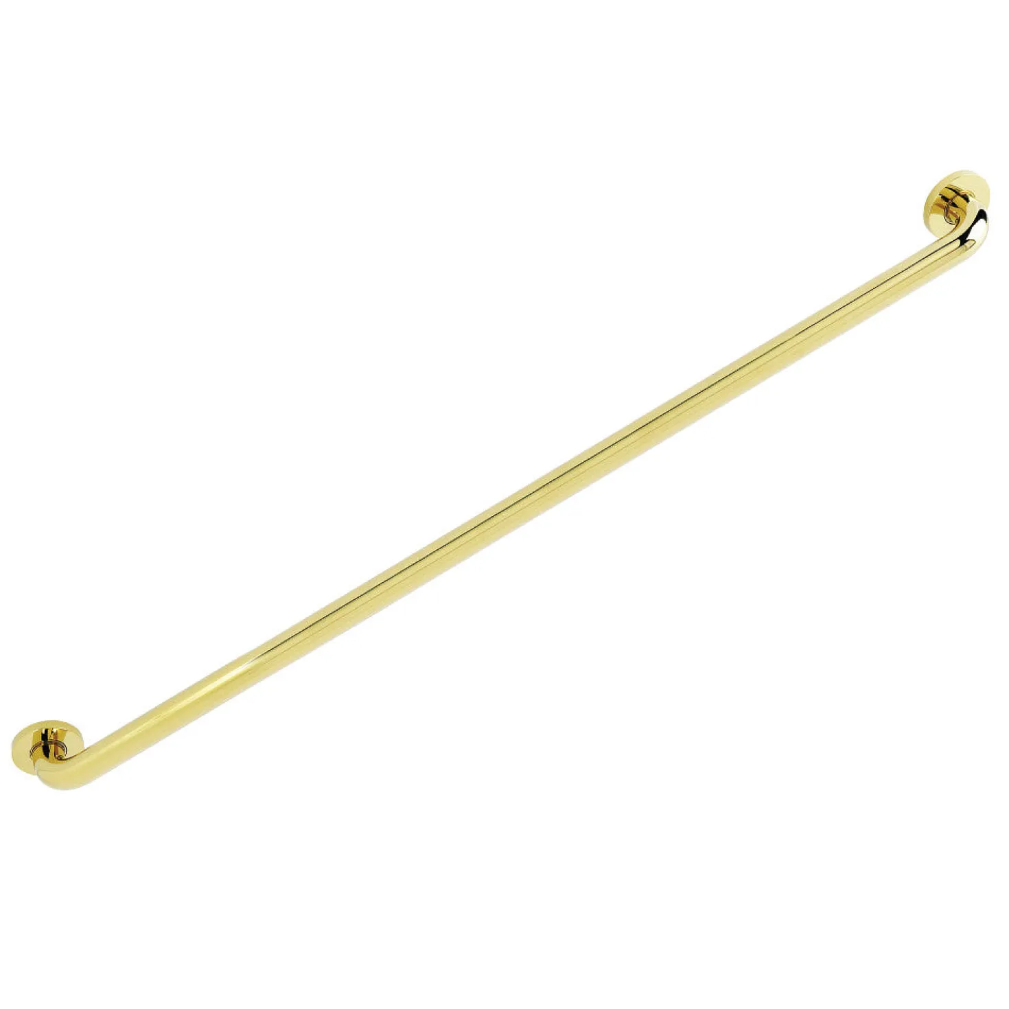 Silver Sage 42" Brass ADA Grab Bar in Polished Brass