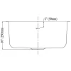 20" Single Bowl 16 Gauge Undermount Stainless Steel Kitchen Sink