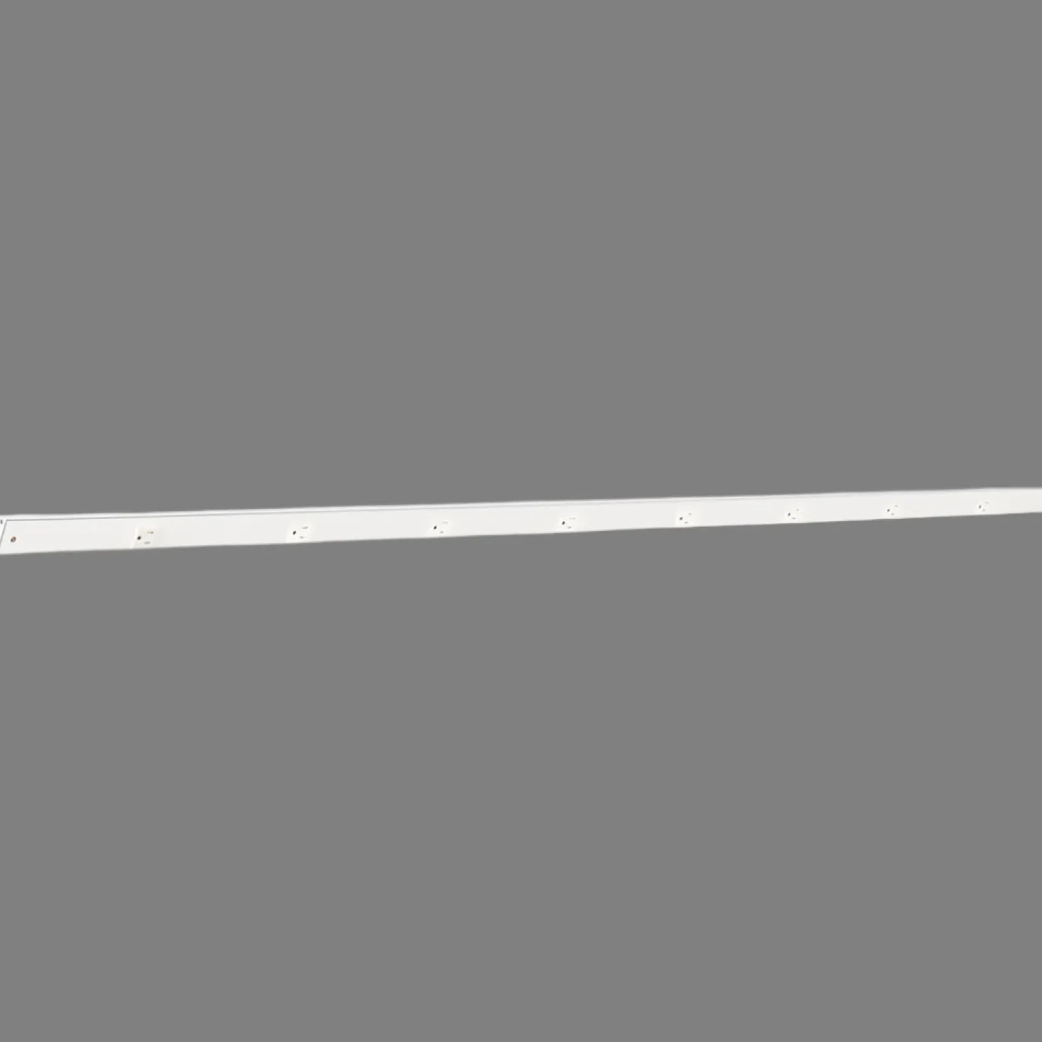 Slim Angle Under Cabinet Outlet Power Strip | White Finish