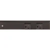 Slim Angle Under Cabinet Outlet Power Strip | Black Finish