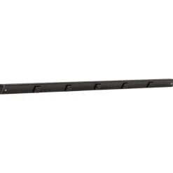 Slim Angle Under Cabinet Outlet Power Strip | Black Finish