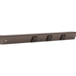Slim Angle Under Cabinet Outlet Power Strip | Bronze Finish