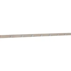 Slim Angle Under Cabinet Outlet Power Strip | Satin Nickel Finish