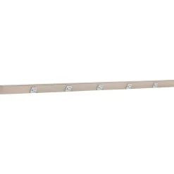 Slim Angle Under Cabinet Outlet Power Strip | Satin Nickel Finish