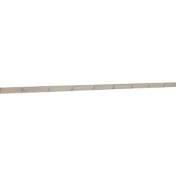 Slim Angle Under Cabinet Outlet Power Strip | Satin Nickel Finish