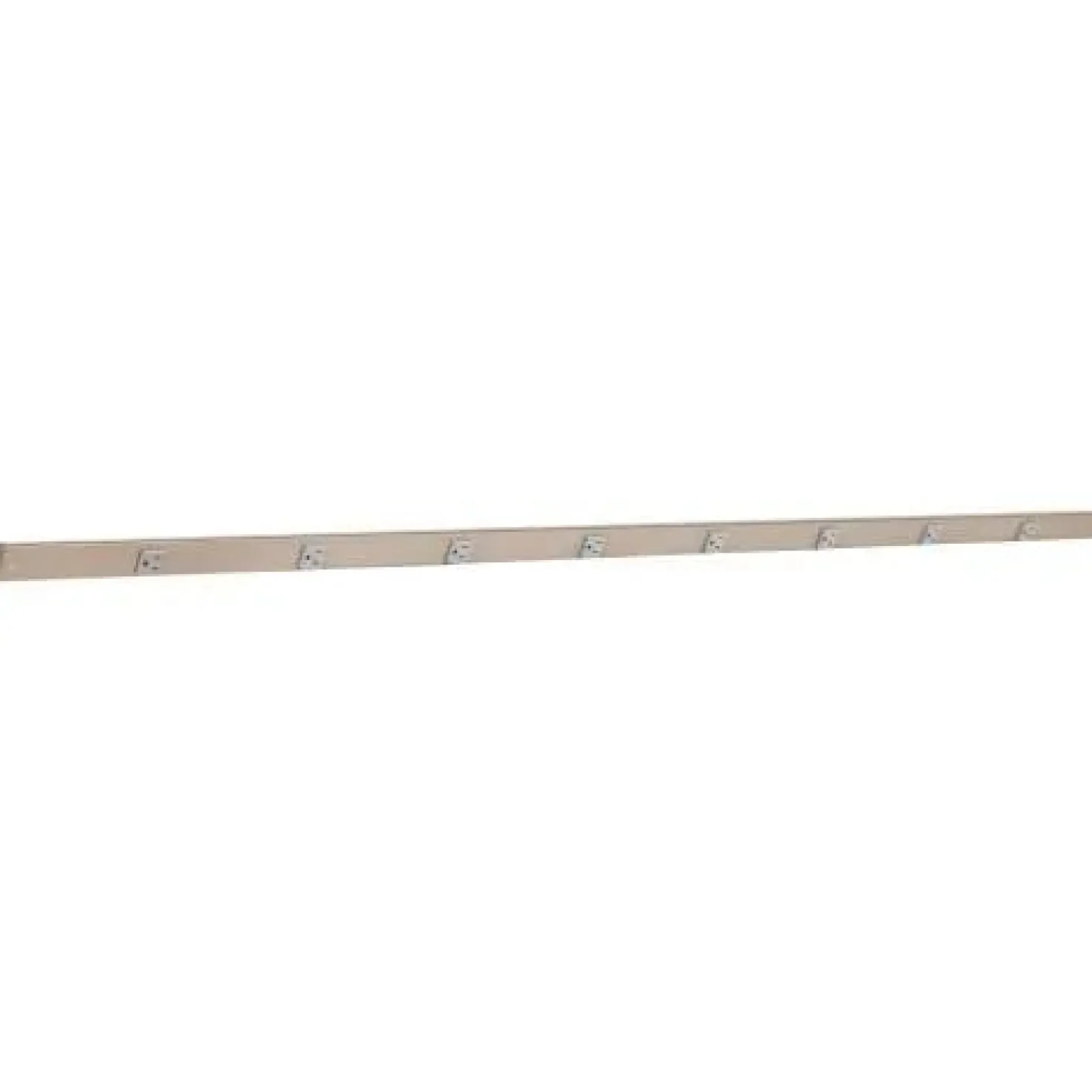 Slim Angle Under Cabinet Outlet Power Strip | Satin Nickel Finish