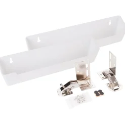 11" Slim Depth Plastic Tip-Out Tray Kit for Sink Front
