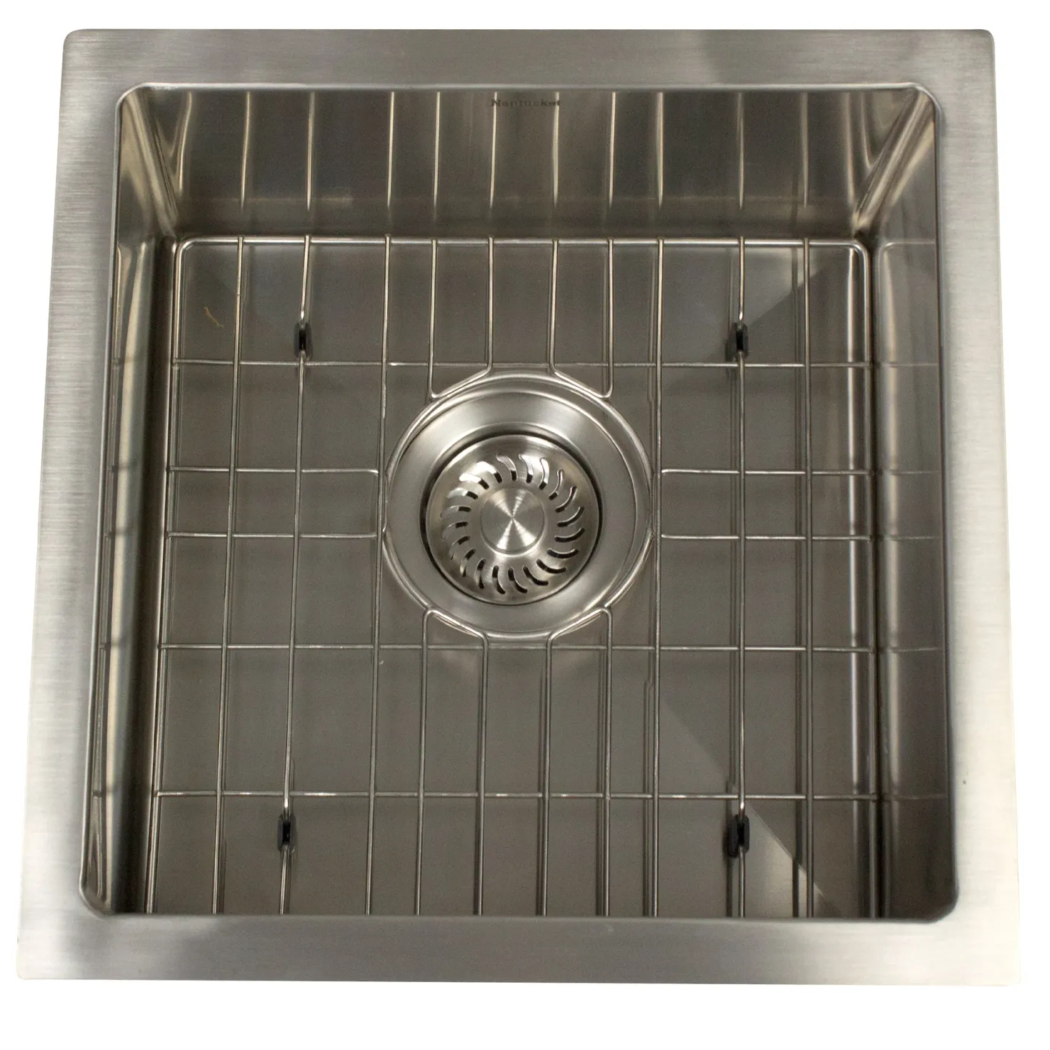 15" Square Marine-Grade Stainless Outdoor Undermount Prep Sink