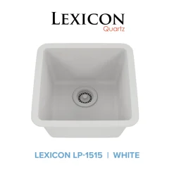 Square Quartz Composite Bar/Prep Sink