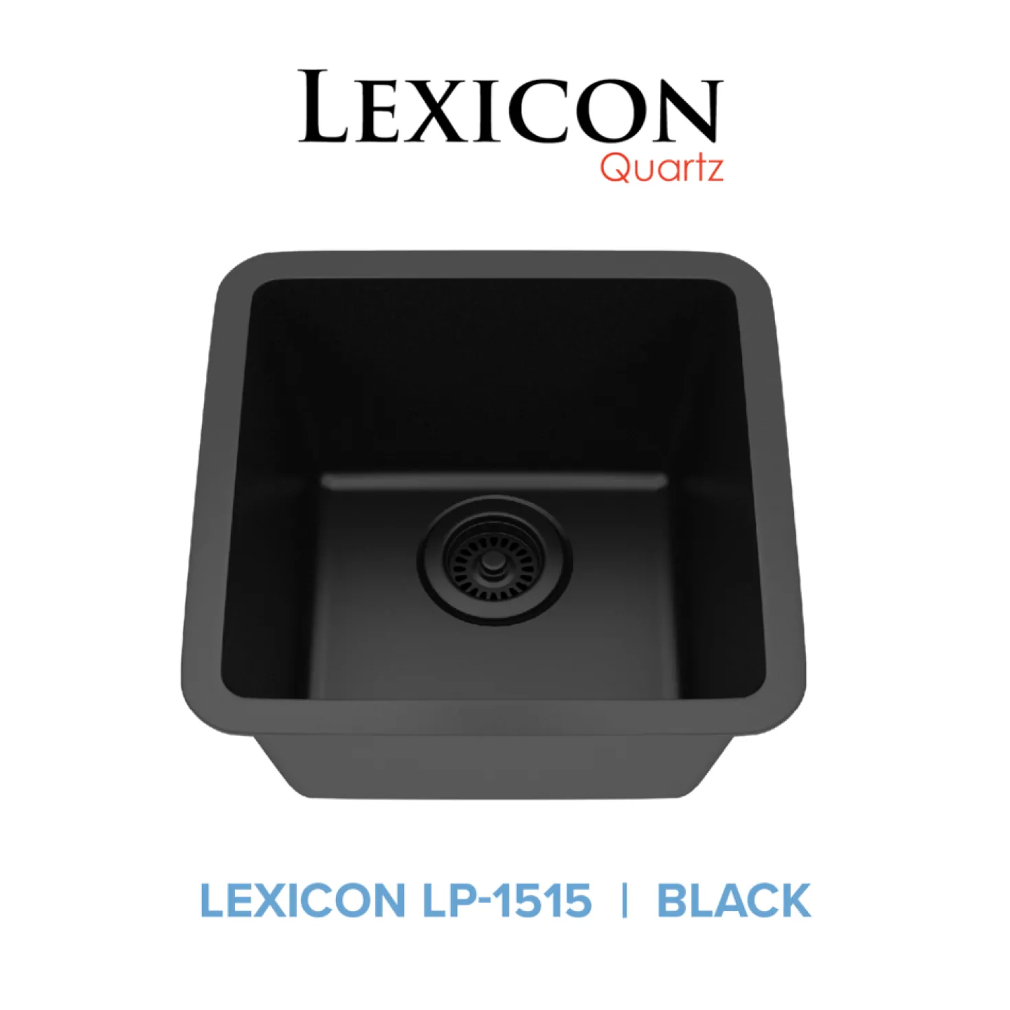 Square Quartz Composite Bar/Prep Sink