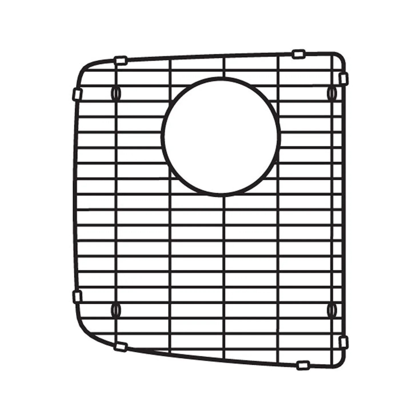 Stainless Steel Bottom Grid for BLANCO Left Bowl of Valea 50/50 Sinks
