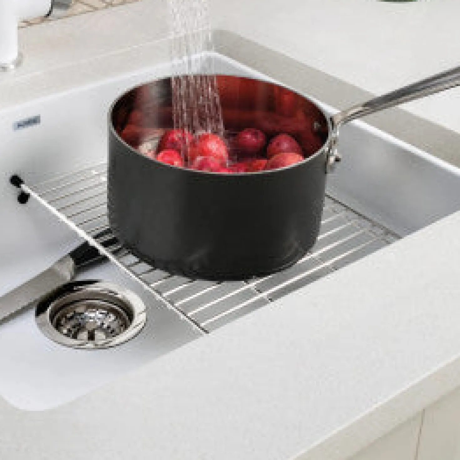 Stainless Steel Floating Grid for BLANCO Precis 60/40, 50/50, CASCADE, 21", 24" & 27" Sinks