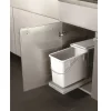 Stainless Steel 33" Sink Base Cabinet with Integral Sink