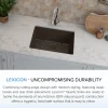 Standard Size Rectangle Quartz Composite Kitchen Sink