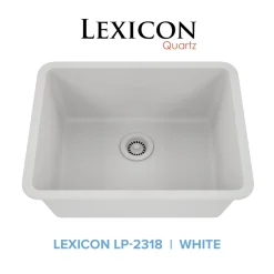 Standard Size Rectangle Quartz Composite Kitchen Sink