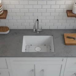 Standard Size Rectangle Quartz Composite Kitchen Sink