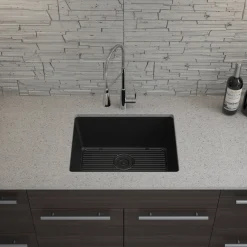 Standard Size Rectangle Quartz Composite Kitchen Sink