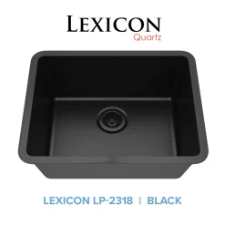 Standard Size Rectangle Quartz Composite Kitchen Sink