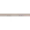 Tamper Resistant Angle Under Cabinet Outlet Power Strip | Satin Nickel Finish