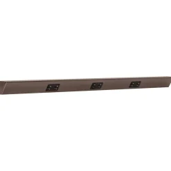 Tamper Resistant Angle Under Cabinet Outlet Power Strip | Bronze Finish