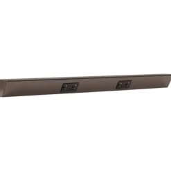 Tamper Resistant Angle Under Cabinet Outlet Power Strip | Bronze Finish