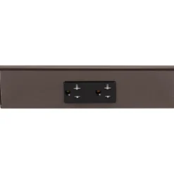 Tamper Resistant Angle Under Cabinet Outlet Power Strip | Bronze Finish