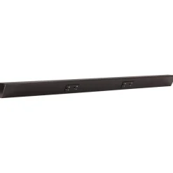 Tamper Resistant Angle Under Cabinet Outlet Power Strip | Black Finish
