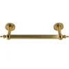 Templeton 12" Brass Decorative Grab Bar in Brushed Brass