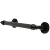 Templeton 12" Brass Decorative Grab Bar in Matte Black