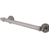Templeton 12" Brass Decorative Grab Bar in Brushed Nickel