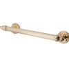 Templeton 12" Brass Decorative Grab Bar in Polished Brass
