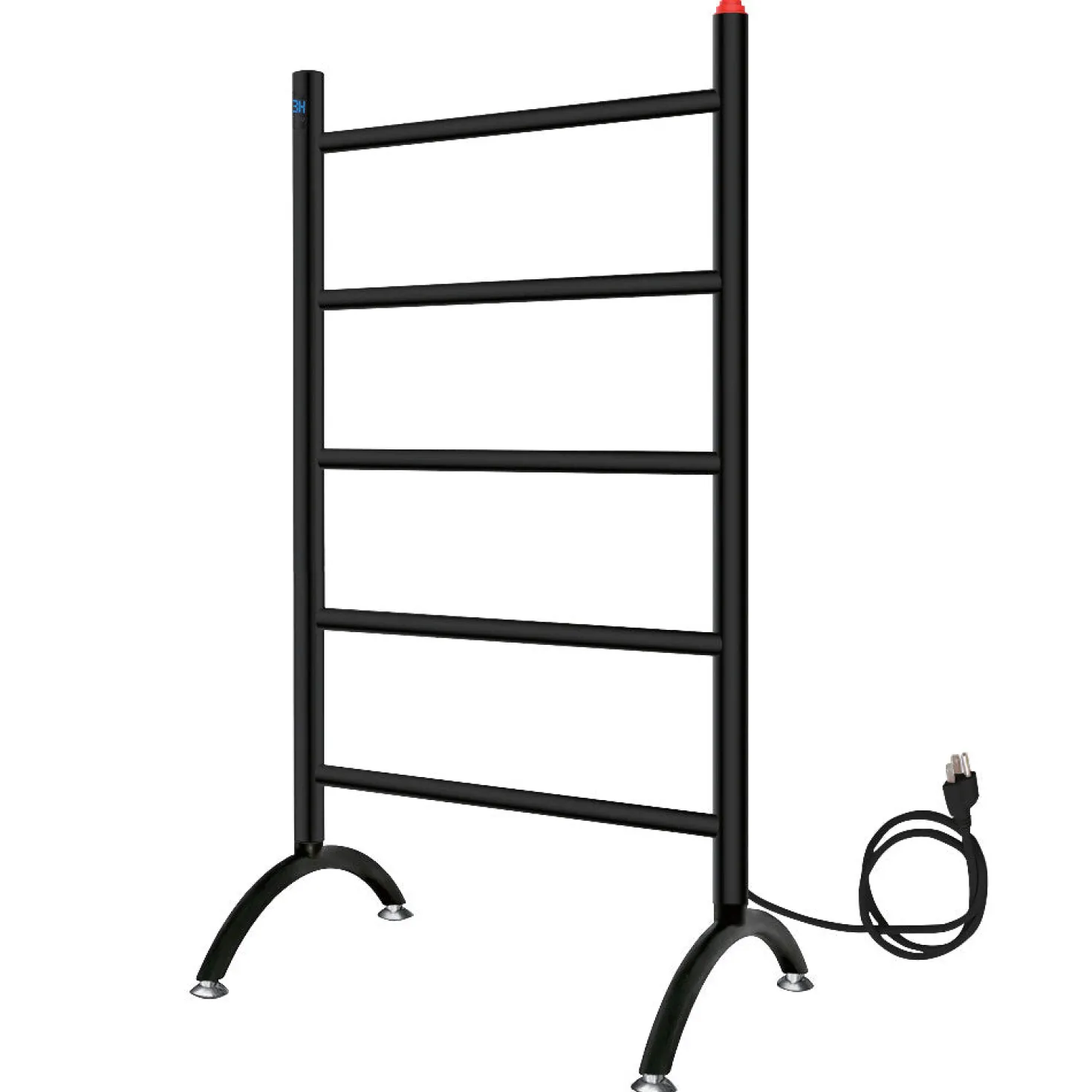 Templeton Freestanding/Wall Mount Hardwired or Plug-In Towel Warmer in Matte Black
