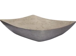 Thin Lipped Deep Zen Sink in Polished Penny Grey Marble