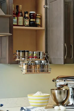 Three Tier Pull Down Spice Rack