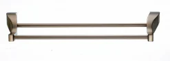 Topknobs AQ7BB 18" Double Towel Bar in Brushed Bronze